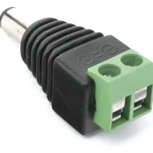CONECTOR DC MACHO DE BORNERA